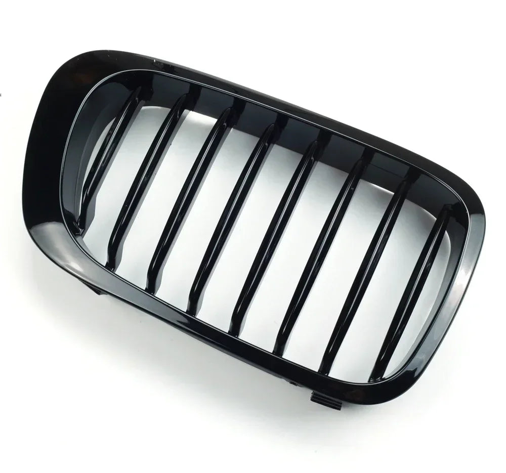 Calandre avant 1 lamelle noire brillante pour BMW Série 3 E46 Coupé 2 portes 1998-2001